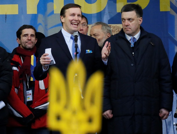На Майдан посмотреть и себя показать. Фотоподборка западных политиков на митингах в Киеве