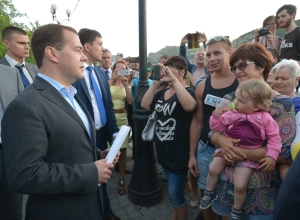 Медведев посетил Балаклаву