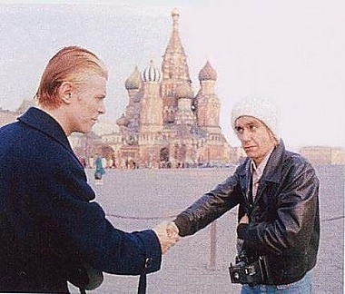  Дэвид Боуи и Игги Поп на Красной площади