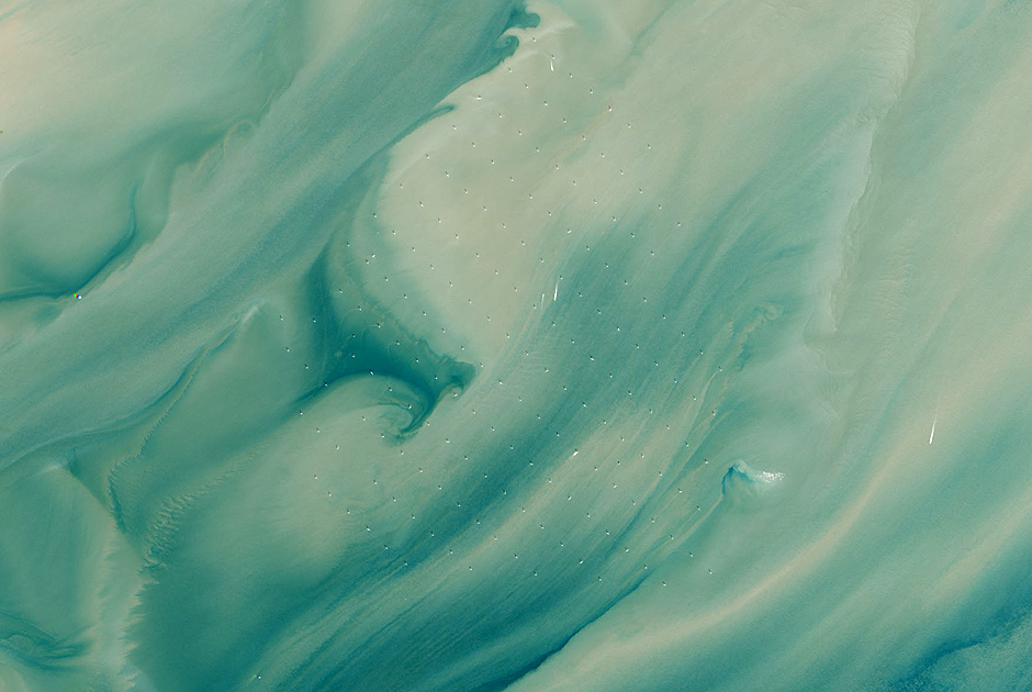 Ветряки в устье Темзы - Головоломки Земли с высоты космического спутника