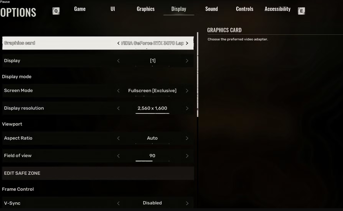 Оптимальні параметри для Stalker 2