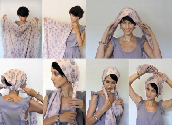 Как красиво завязать платок на голове: 12 отличных способов создать изюминку для образа.