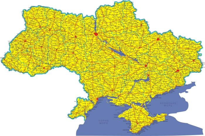 Атлас Украины 4843x3207