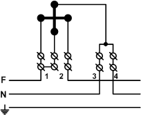 Схема подключения однофазного счетчика