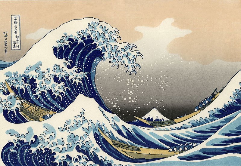 Кацусика Хокусай, «Большая волна в Канагаве»
